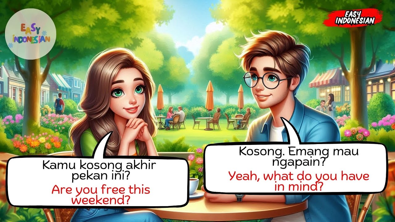 Learn Indonesian Naturally | Full Casual Conversation with English Translation