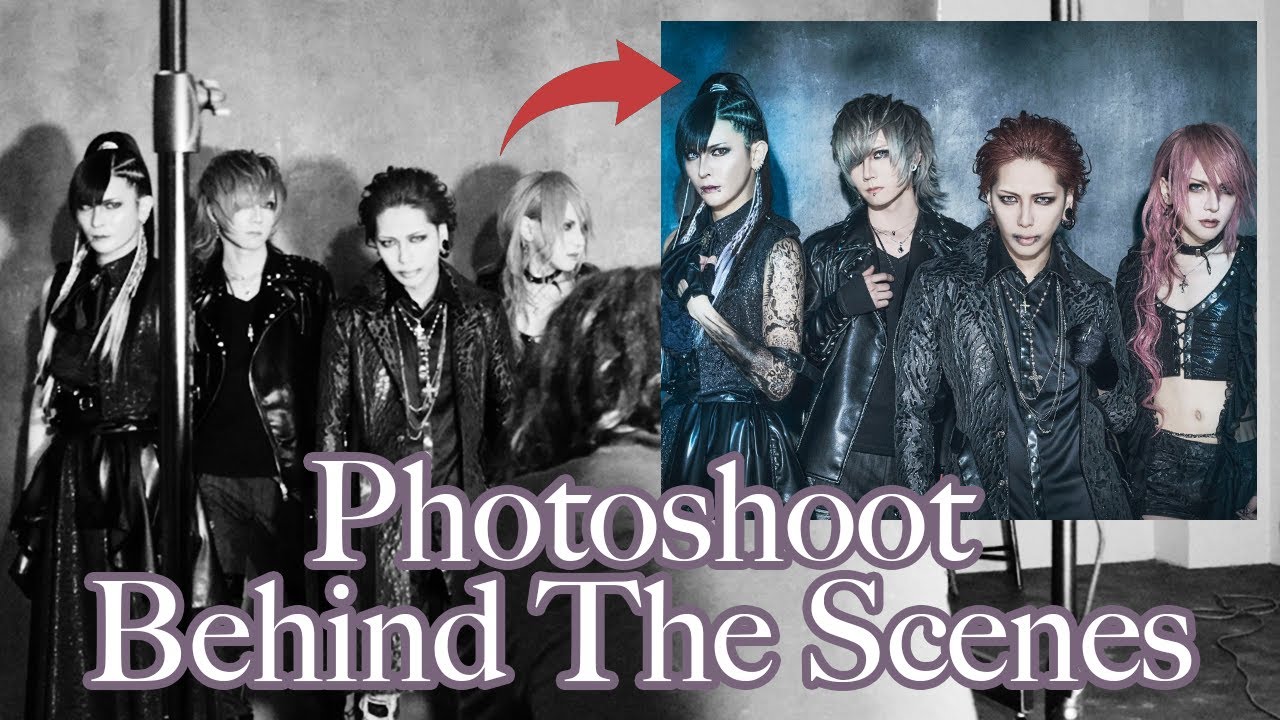 V系バンドの撮影の裏側-Photoshoot Behind the Scenes-