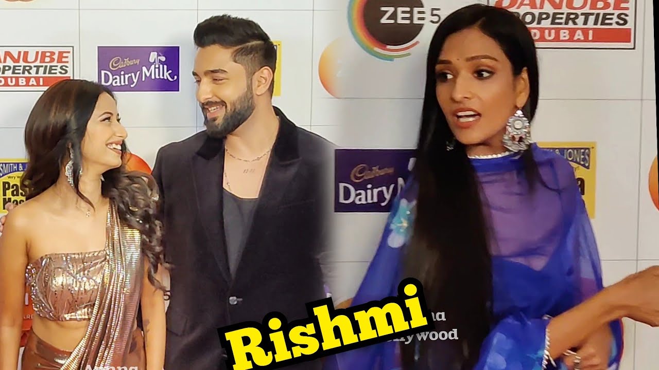 Aishwarya Khare Rohit Suchanti with Meara Mishra At Zee Rishtey Awards Nomination Party | Rishmi