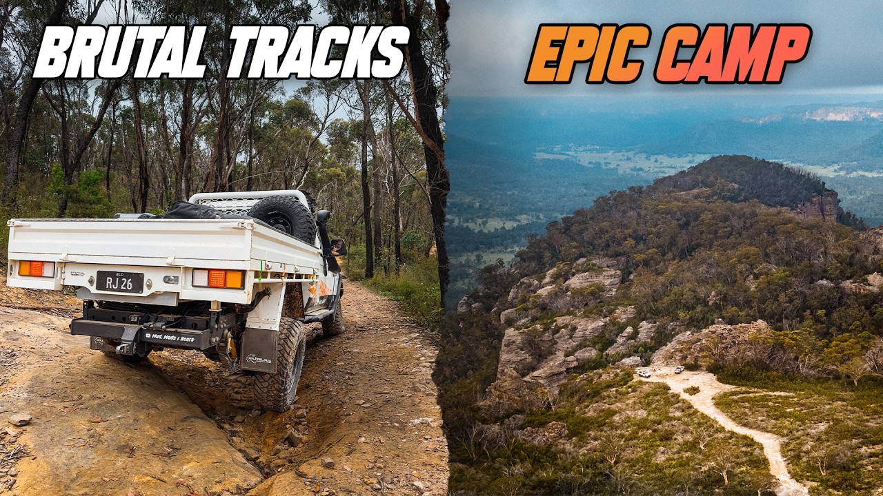 Exploring LITHGOW'S BEST 4WD Tracks - Did We Find The BEST CAMPSITE in Australia!?