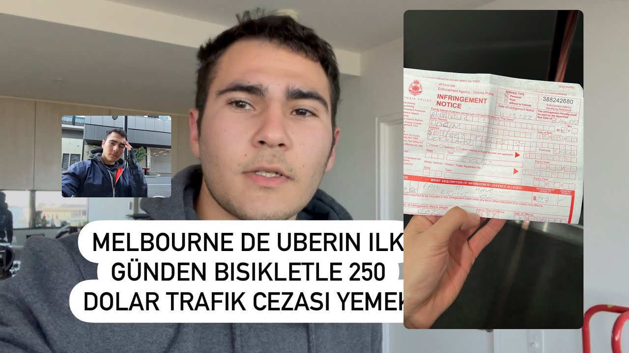 Melbourne Uberde ilk günden 230 dolar ceza yemek vlog 4