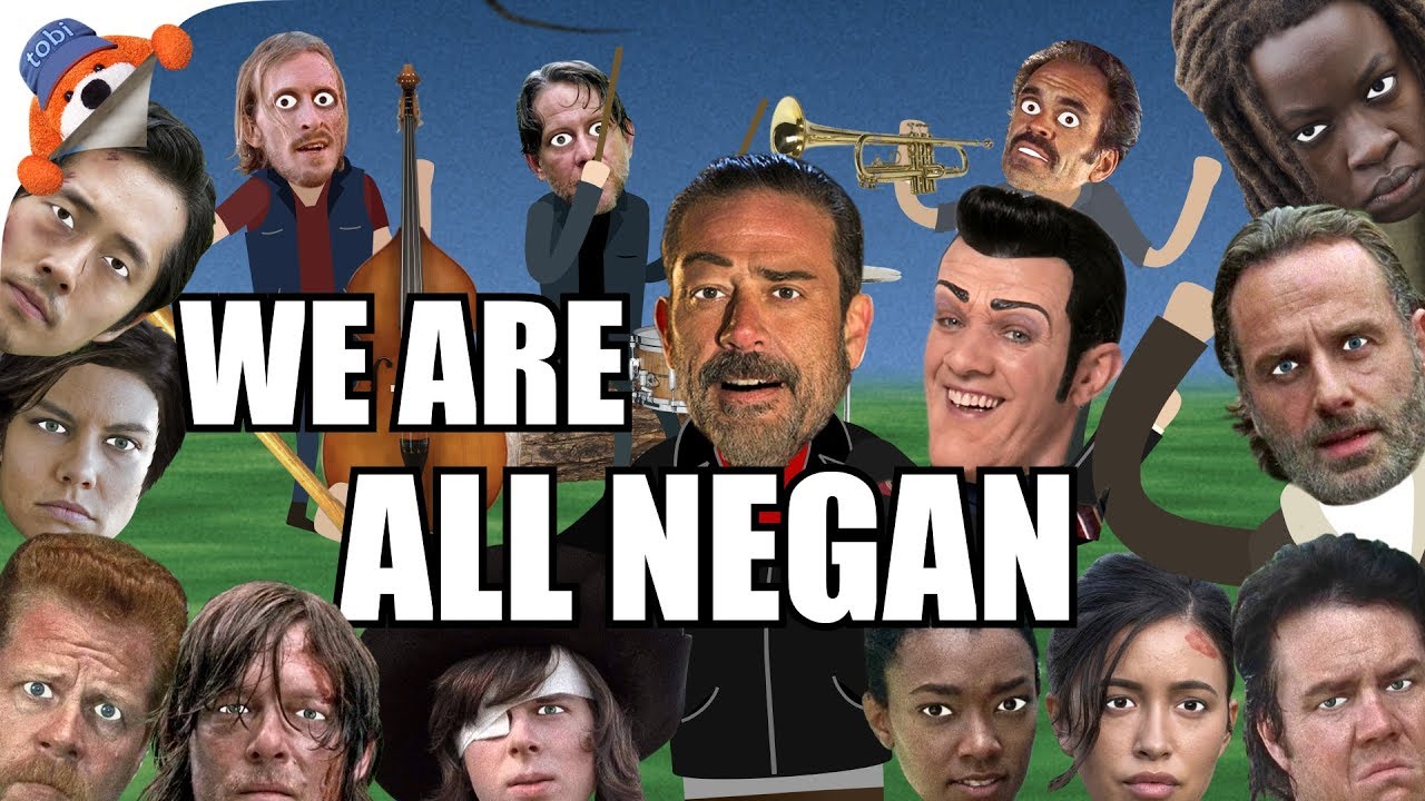 We Are Number One but We Are All Negan (Walking Dead Parody) | TobiAnimados