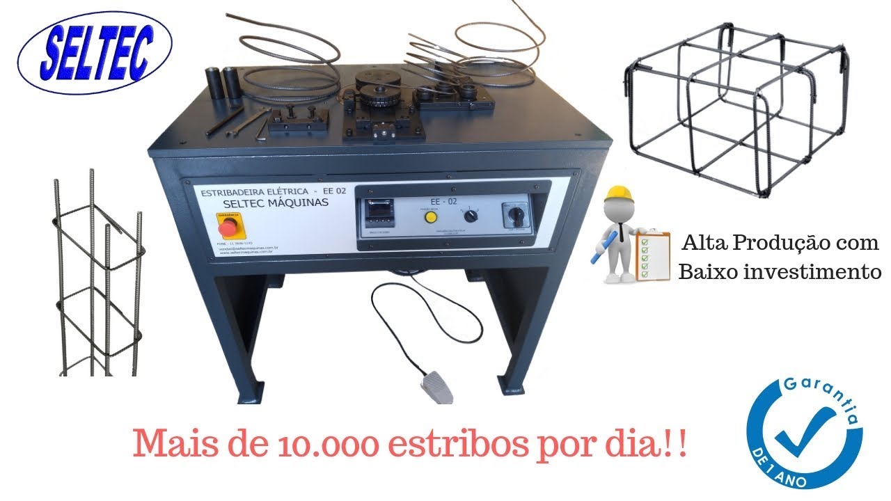 ESTRIBADEIRA para dobrar estribos e Sapatas EE 02 - Seltec