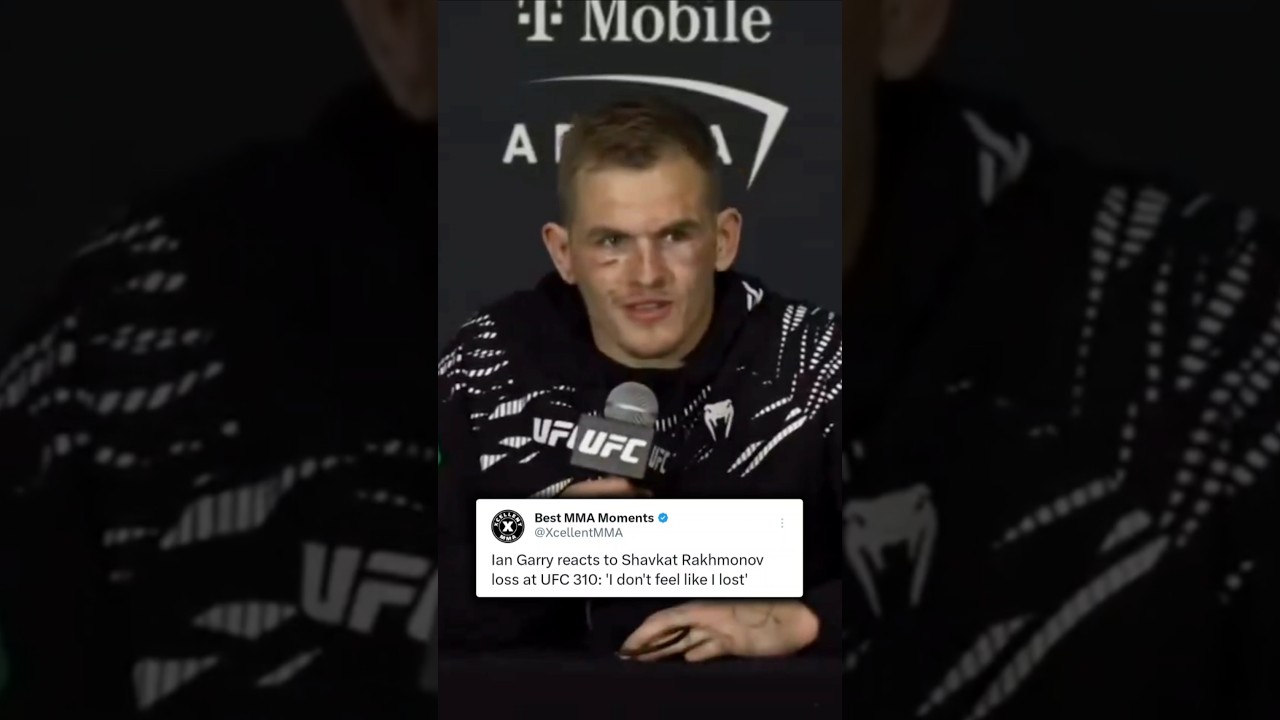 Ian Garry reacts to Shavkat Rakhmonov loss at UFC 310