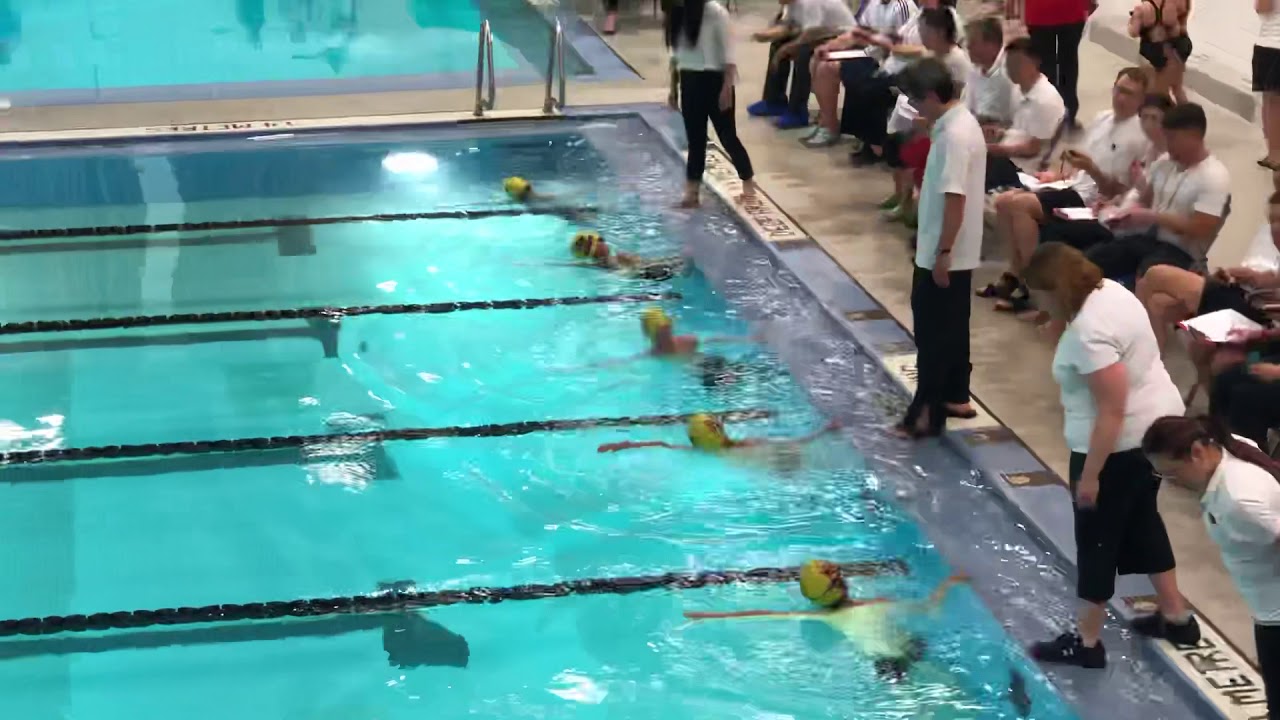 Kids swimming competition 50 meters Breast stroke