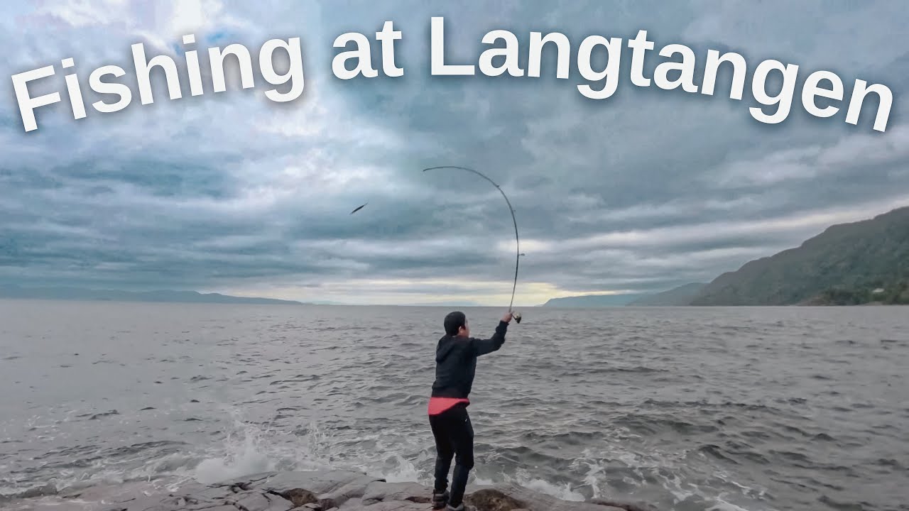 Fishing at Langtangen
