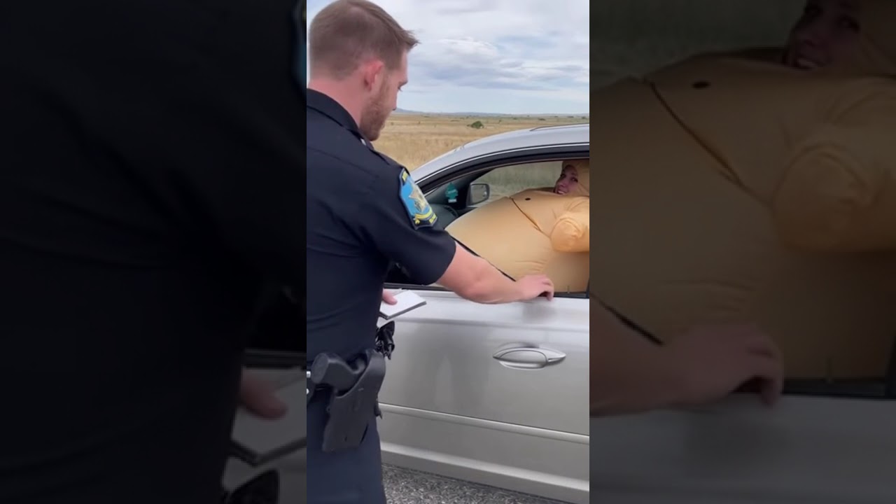 Cop Pulls Over SUMO WRESTLER 🤼💀