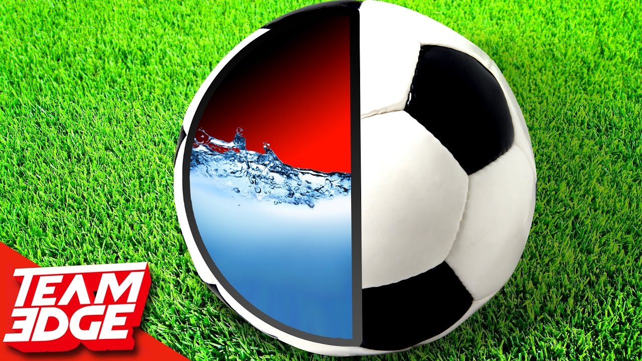 Water Filled Soccer Ball Challenge!!