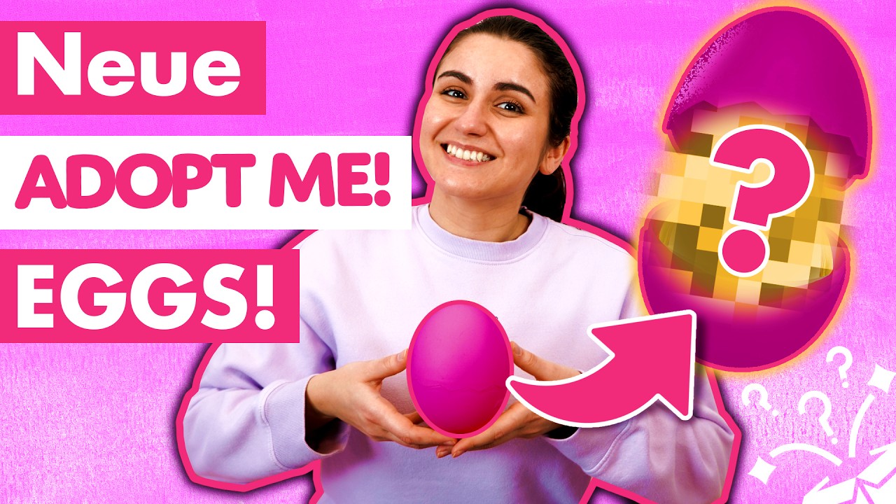 Wir haben die 1. NEUEN Adopt me REAL LIFE EGGS geöffnet! (UND SO VIEL GLÜCK!!)