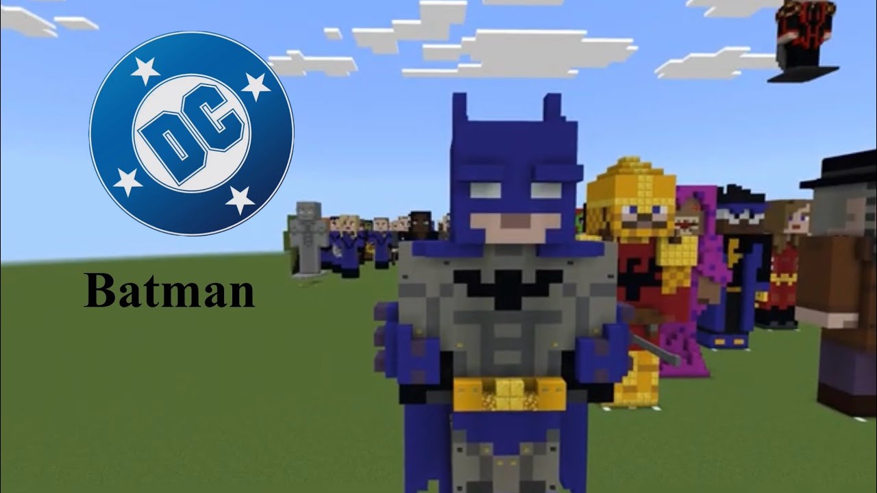 Minecraft Batman (DC Comics) Statue Tutorial
