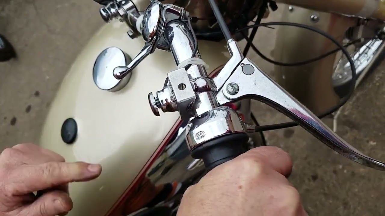 1956 BSA A10 Golden Flash 650cc at Andy Tiernans #08786BSA