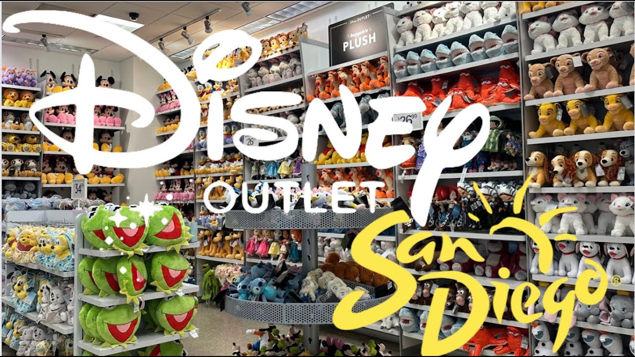 San Diego Disney Outlet Complete Walkthrough  | Disney Store near the Mexican Border in San Diego