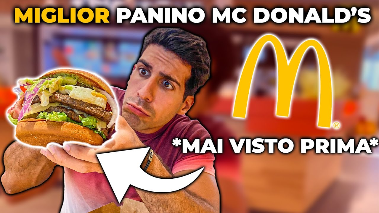 MIGLIOR PANINO DEL MCDONALD'S IN GERMANIA (avocado, uovo, bacon e cipolla)