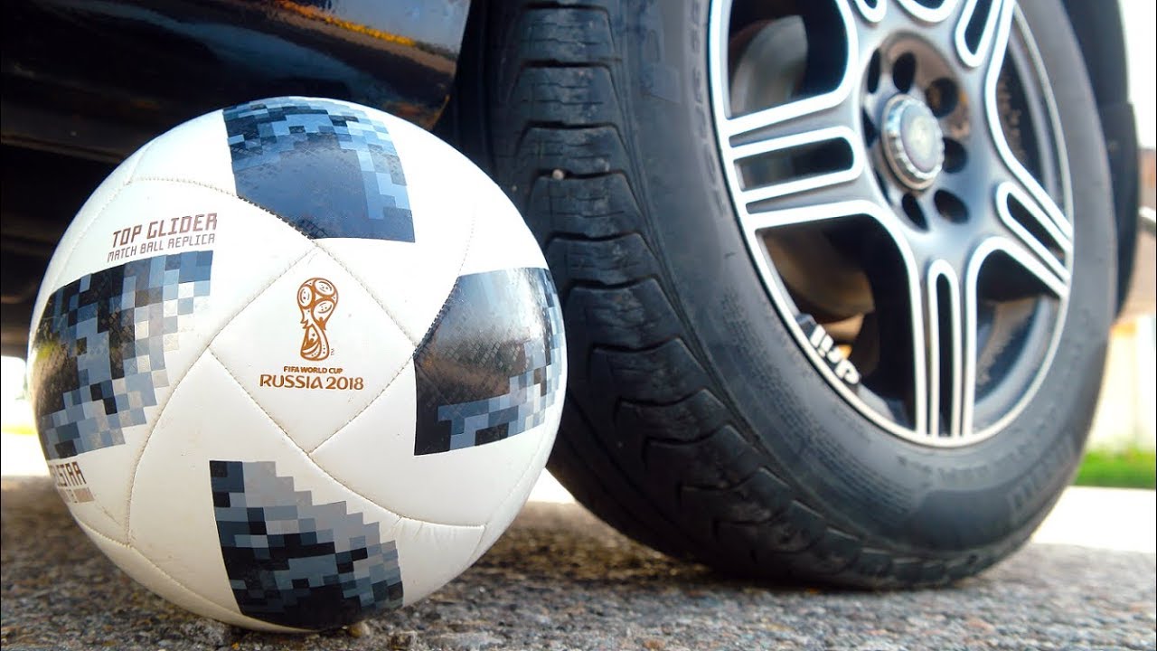 CAR VS WORLD CUP SOCCER BALL