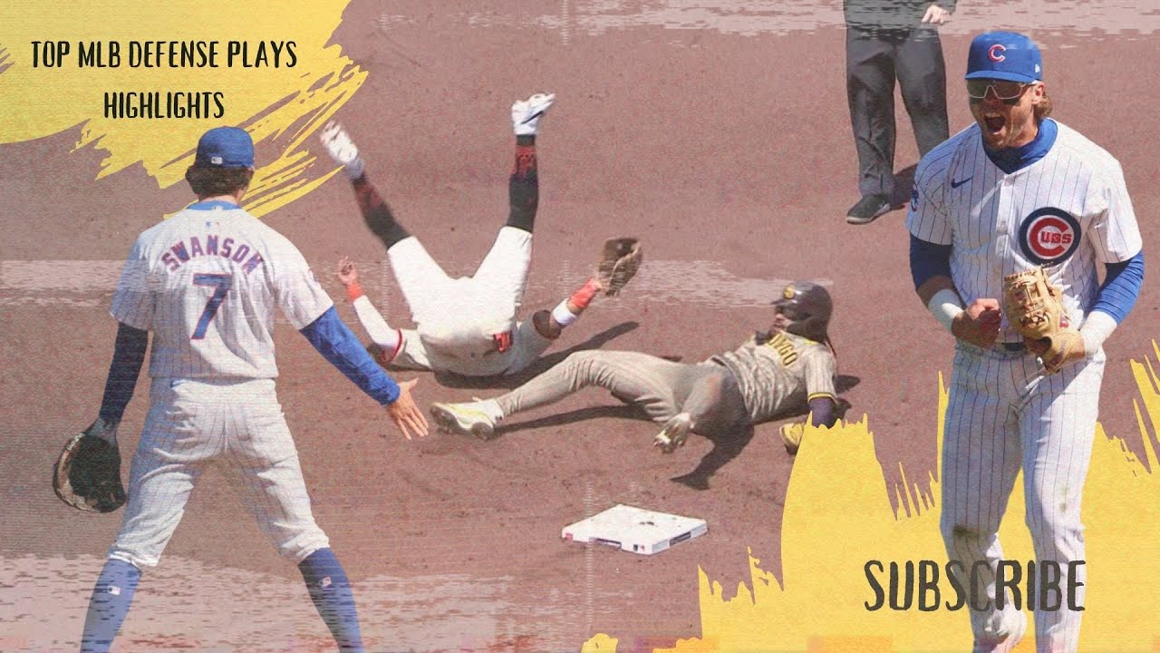MLB: TOP DEFENSIVE PLAYS  PART 1️⃣ HIGHLIGHTS 2024