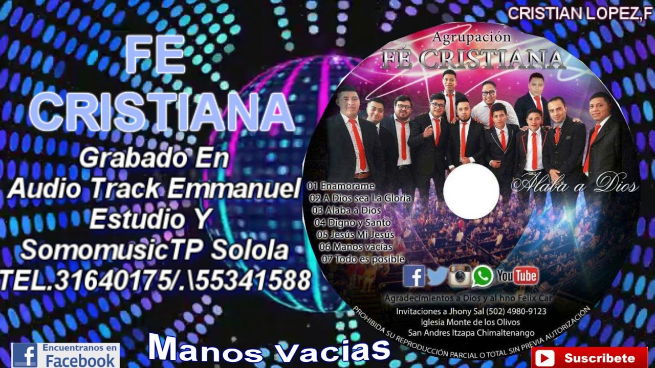 AGRUPACI&Oacute;N FE CRISTIANA MANOS VACIAS