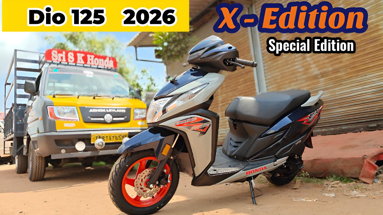 Dio 125 X - Edition| Special Edition 2026 Disk CBS Brake Walk Around Review_Tamil_Auto_Log