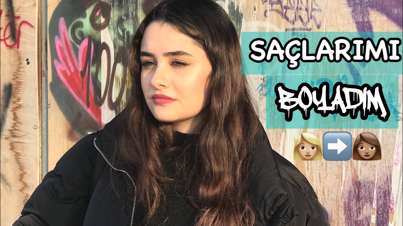ARTIK SARIŞIN DEĞİLİM! Saçlarımı Boyadım | Loreal Creme Gloss Buzlu Çikolata
