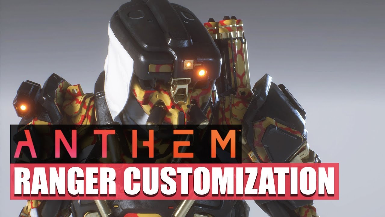 ANTHEM - RANGER CUSTOMIZATION - COLORS, MATERIALS, ARMOR PARTS, ANIMATIONS AND MORE!!