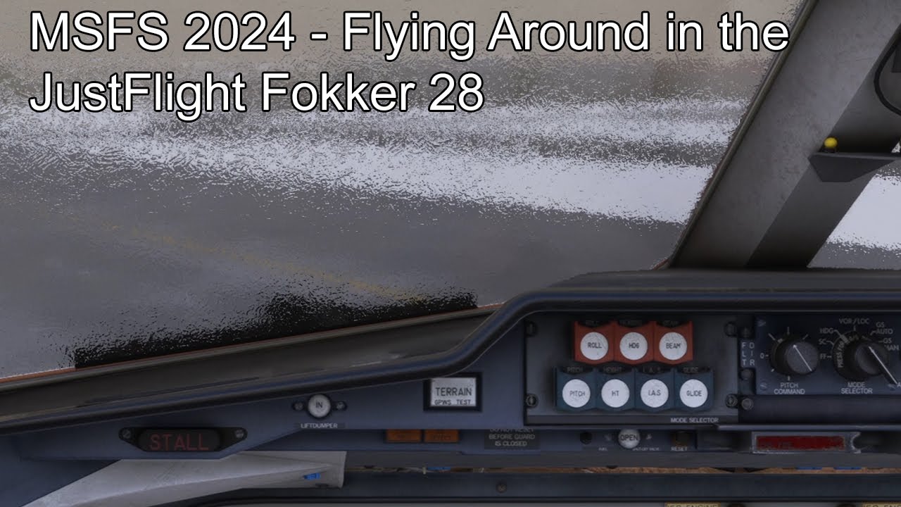 MSFS 2024 — Полеты на JustFlight Fokker 28