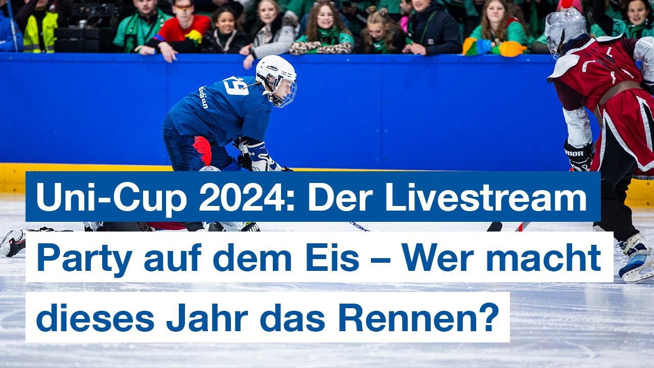 Eishockey Uni-Cup 2024 um die thyssenkrupp-Trophy 🏒 🏆 Präsentiert vom Hochschulradio Aachen