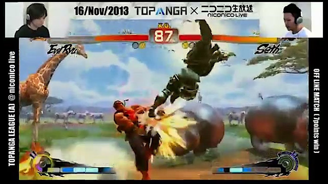 sako (Evil Ryu) vs Dashio (Seth) - SSF4 AE2012