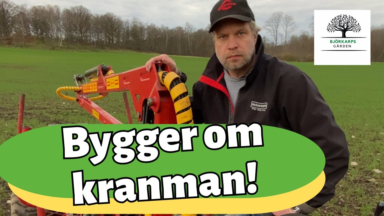 Traktorn kör fast på åkern?! Då blir lösningen att modifiera om skogs vagnen KRANMAN! Plockar sten..