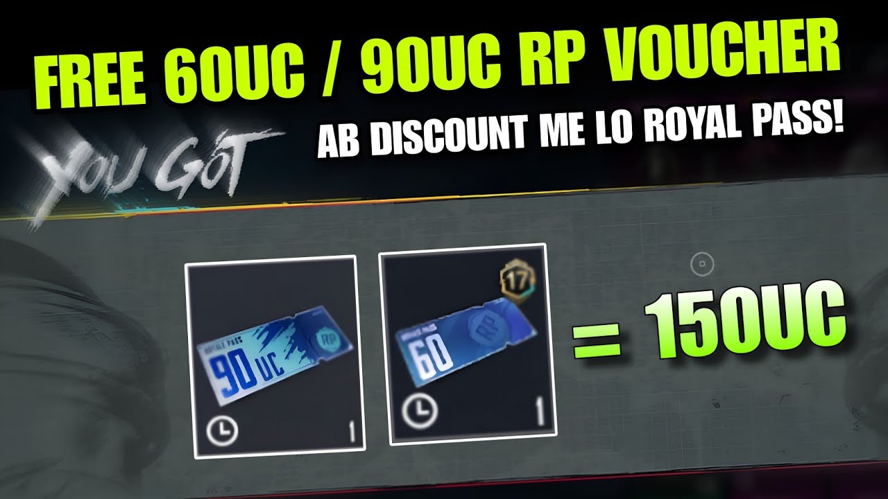 😍 How To Get Free 60UC / 90UC Rp Voucher In BGMI A17 Royale Pass | 60/90Uc Rp Voucher Kaise Milega?