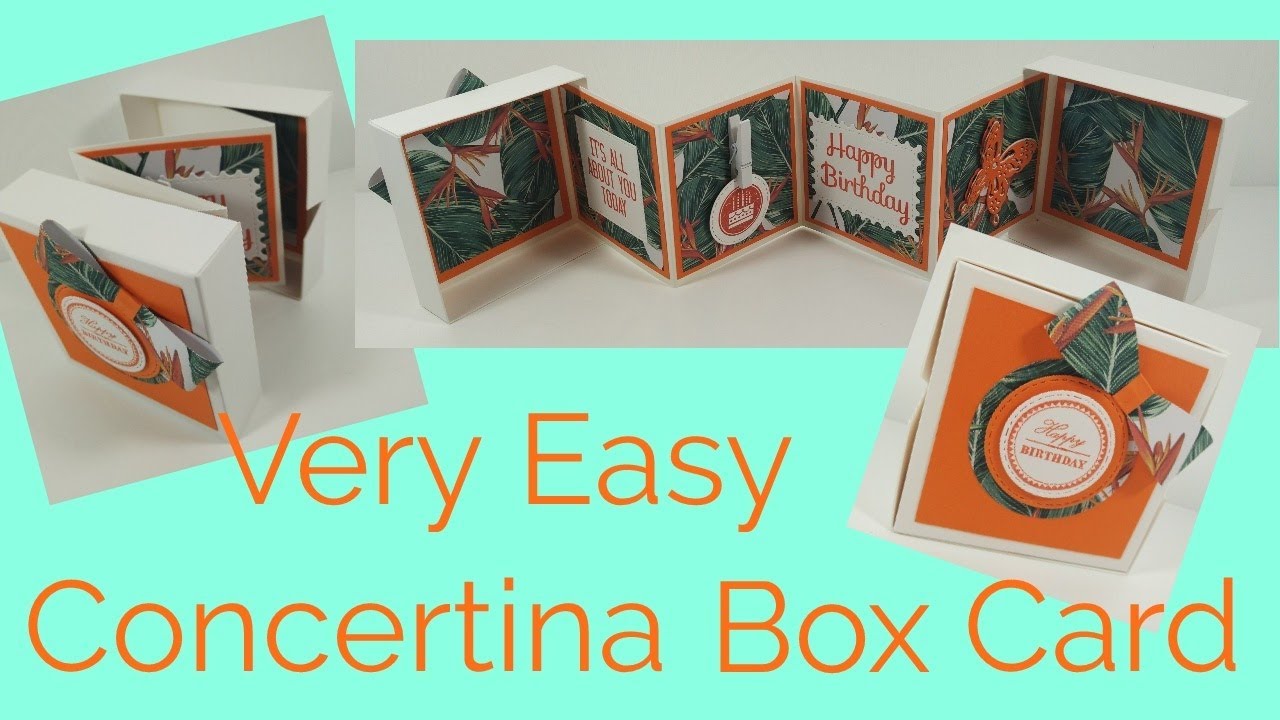 Easy Concertina Box Card | Video Tutorial