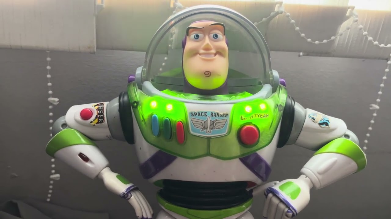 Toy Story Power Up Buzz Lightyear Talking Action Figure From Thinkway In 2014