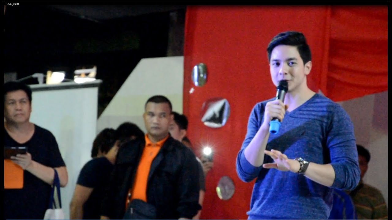 ALDEN RICHARDS at Del Gallego, Camarines Sur during World Teacher's Day Oct. 6, 2015