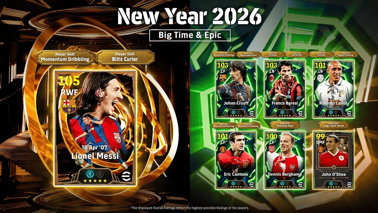 🔥 INSANE Messi 110 Pull!? eFootball 2026 New Year Pack Opening 🔥
