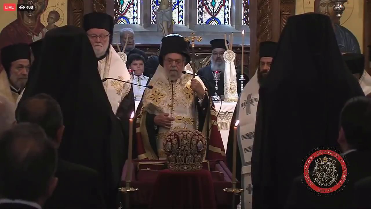 Funeral Service of the late Greek Orthodox Archbishop of Australia, Stylianos of Blessed Memory