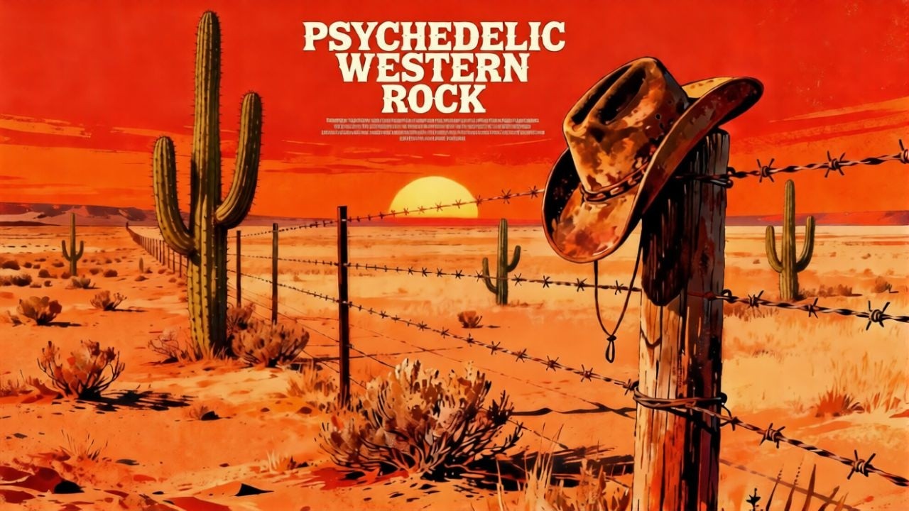 Psychedelic Western Rock for Cosmic Wandering | Ambient Space Chill Mix