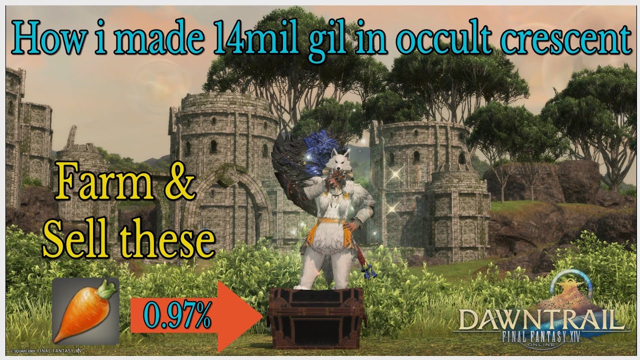 How to make gil with the occult crescent