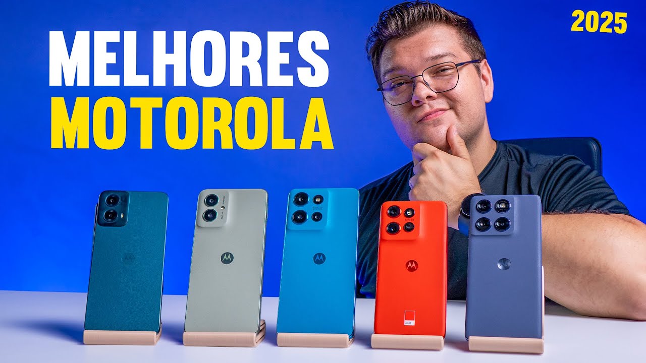 MELHORES celulares MOTOROLA para COMPRAR em 2025