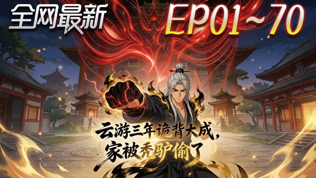 ⚡【首播漫剧】《云游三年诡背大战家被秃驴偷了》💥第1~70集：玄門衰落、怪人橫行，他咧嘴一笑：打雷？我靠肉身就行！ #修仙 #ai漫剧 #動畫 #繫統 #末世 #小欣说文