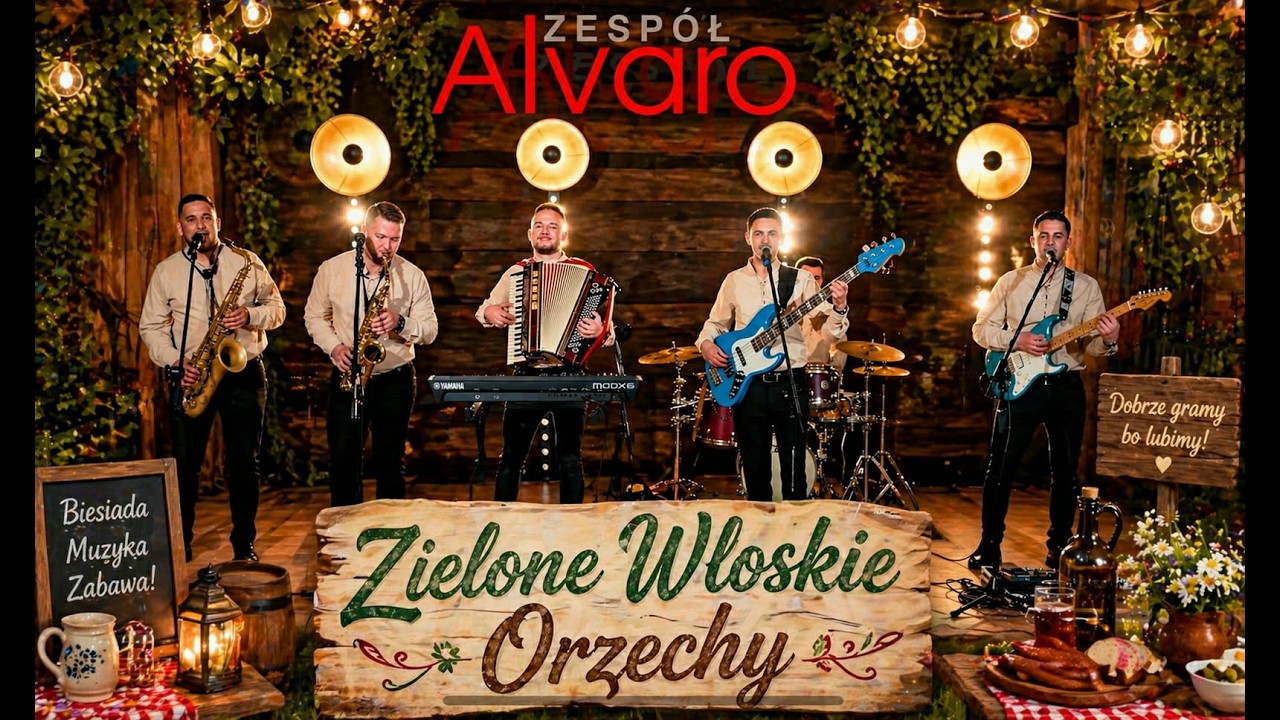 Zesp&oacute;ł ALVARO - Zielone włoskie orzechy ! Biesiada 2026 !