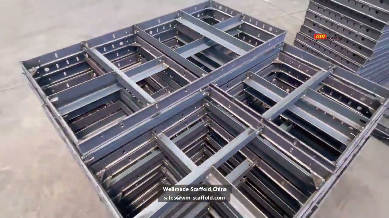 Euro Form Formwork Manufacturing Video-Concrete Steel Ply Shuttering Formwork Panels 63.5mm-Wellmade