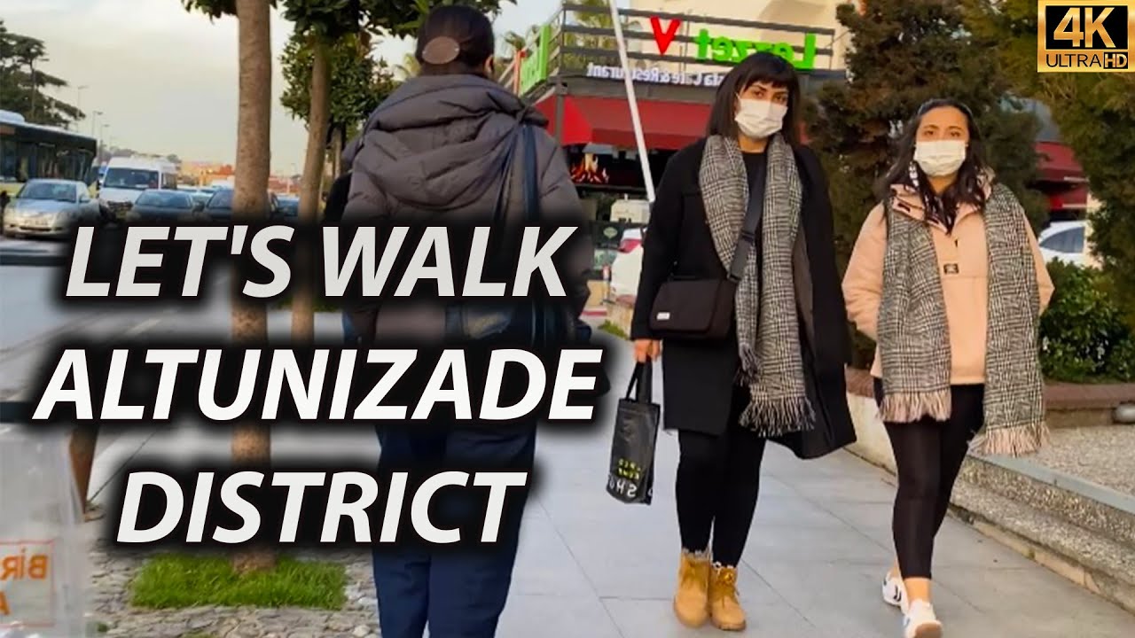 Istanbul Walking Tour- Uskudar Altunizade District - 4K UHD 60FPS