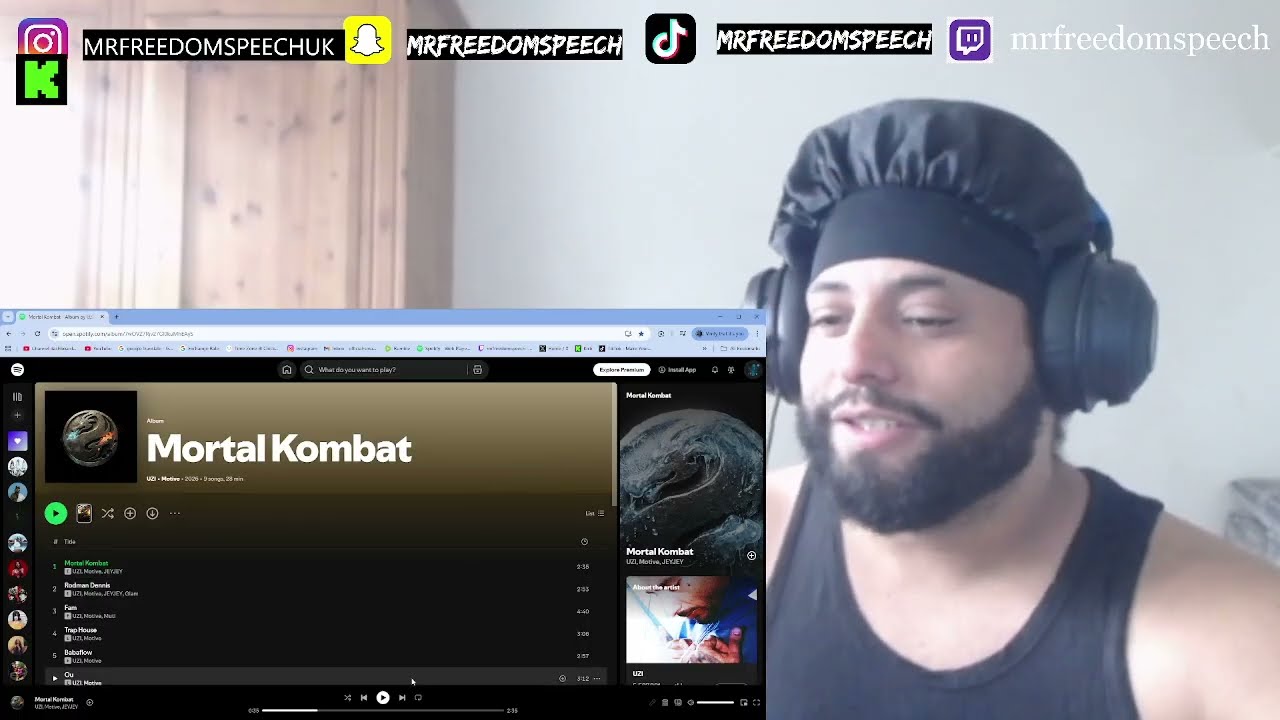 START TO FINSHED THIS ALBUM IS🔥🇹🇷 UZI & Motive  - Mortal Kombat [ FULL ALBUM REVIEW ] *UK🇬🇧REACTION*