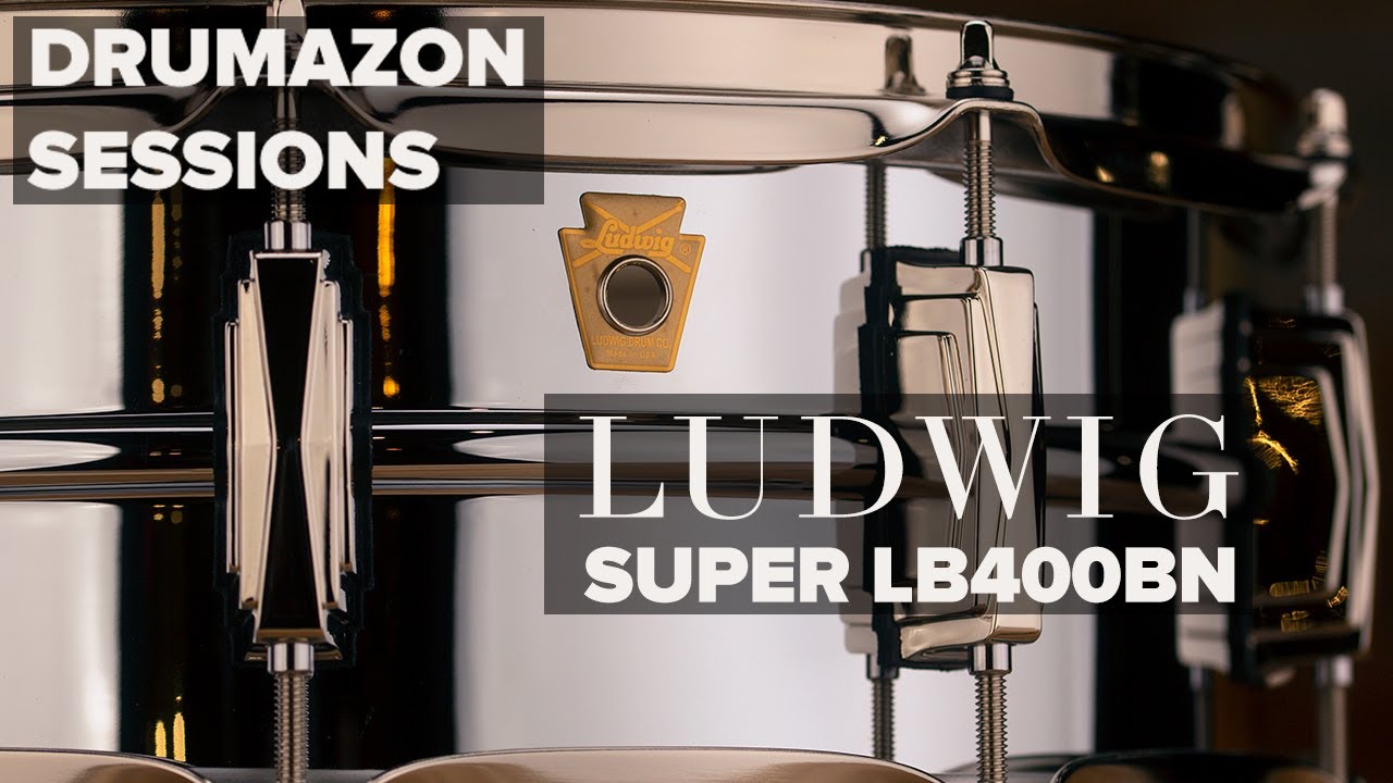 Ludwig 14 x 5 LB400BN COB Super Series Snare Drum, Audio Demo By Drumazon, Feat. Rock Morris