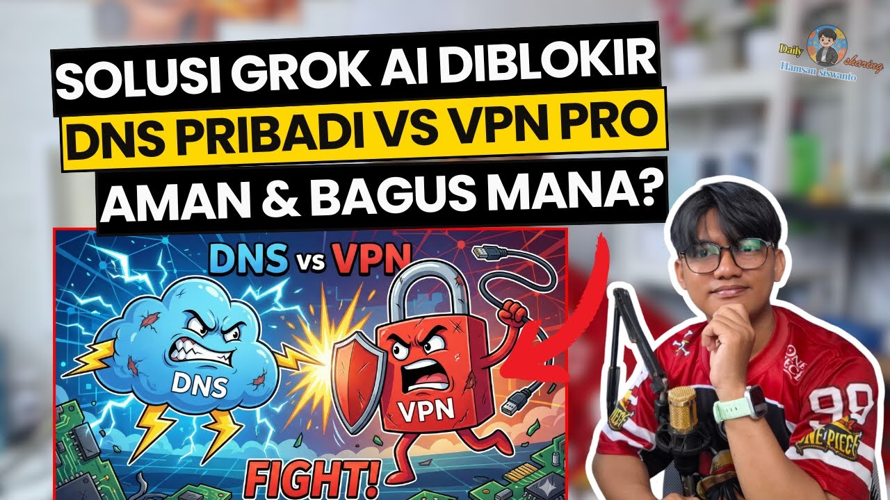 Cara Mengatasi Grok AI Error/Diblokir Terbaru 2026 (DNS & VPN Premium)