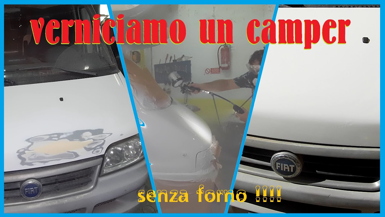 Come verniciare un camper all'aria senza cabina