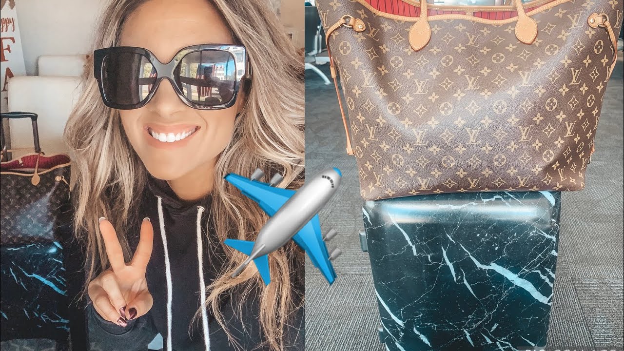 WHAT'S IN MY LOUIS VUITTON NEVERFULL GM - TRAVEL EDITION