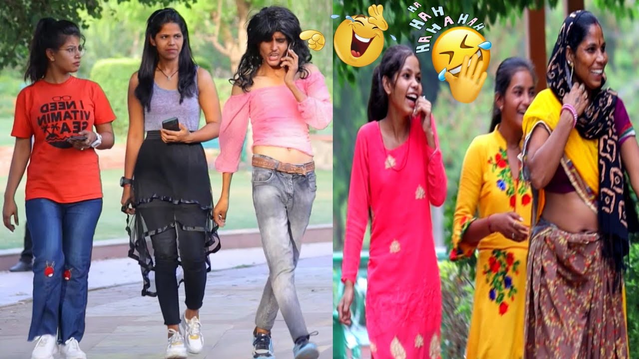 La La Le Le La Song / Walking Ladies Style 🤭😂 || Epic Reaction prank