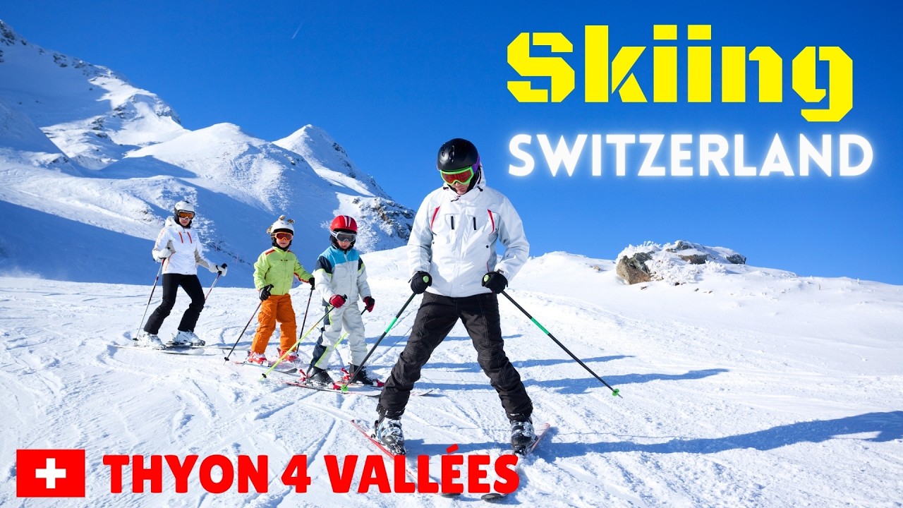 Skiing in Switzerland at the breathtaking Thyon 4 Vall&eacute;es, Magical Winter Holiday Destination ❄️🏔️