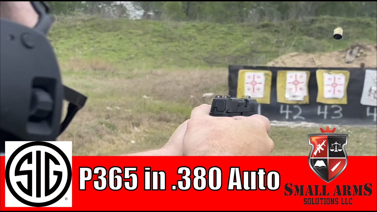 Новый Sig P365 в калибре .380 Auto