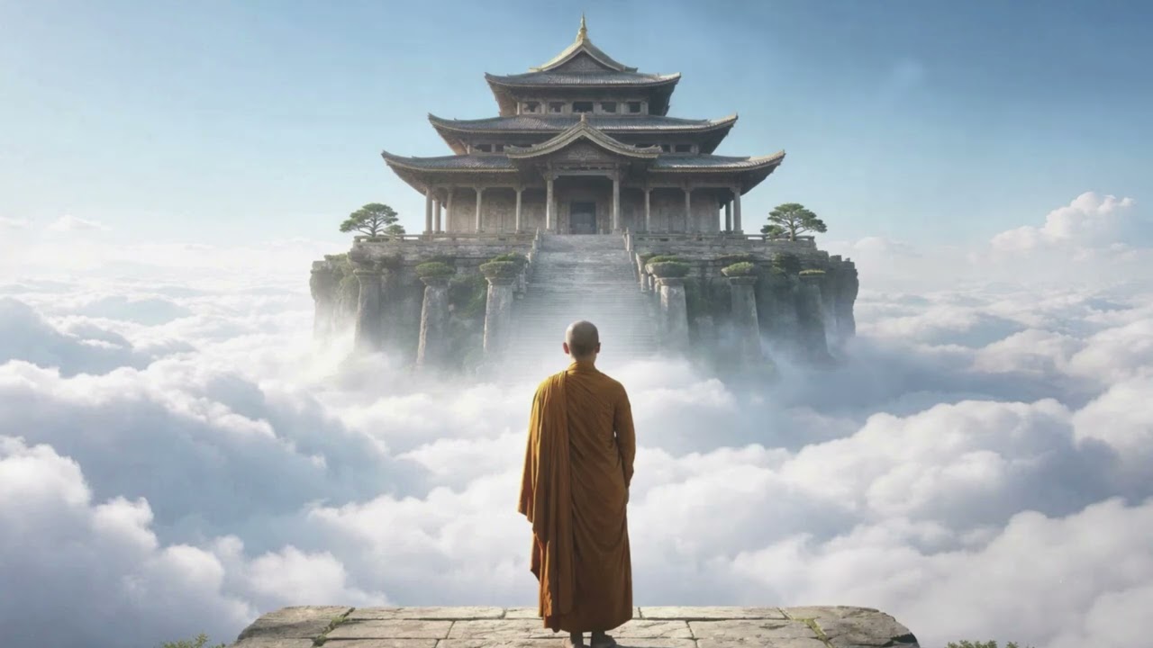 Temple Above the Clouds – Deep Monk Meditation Music for Calm & Balance