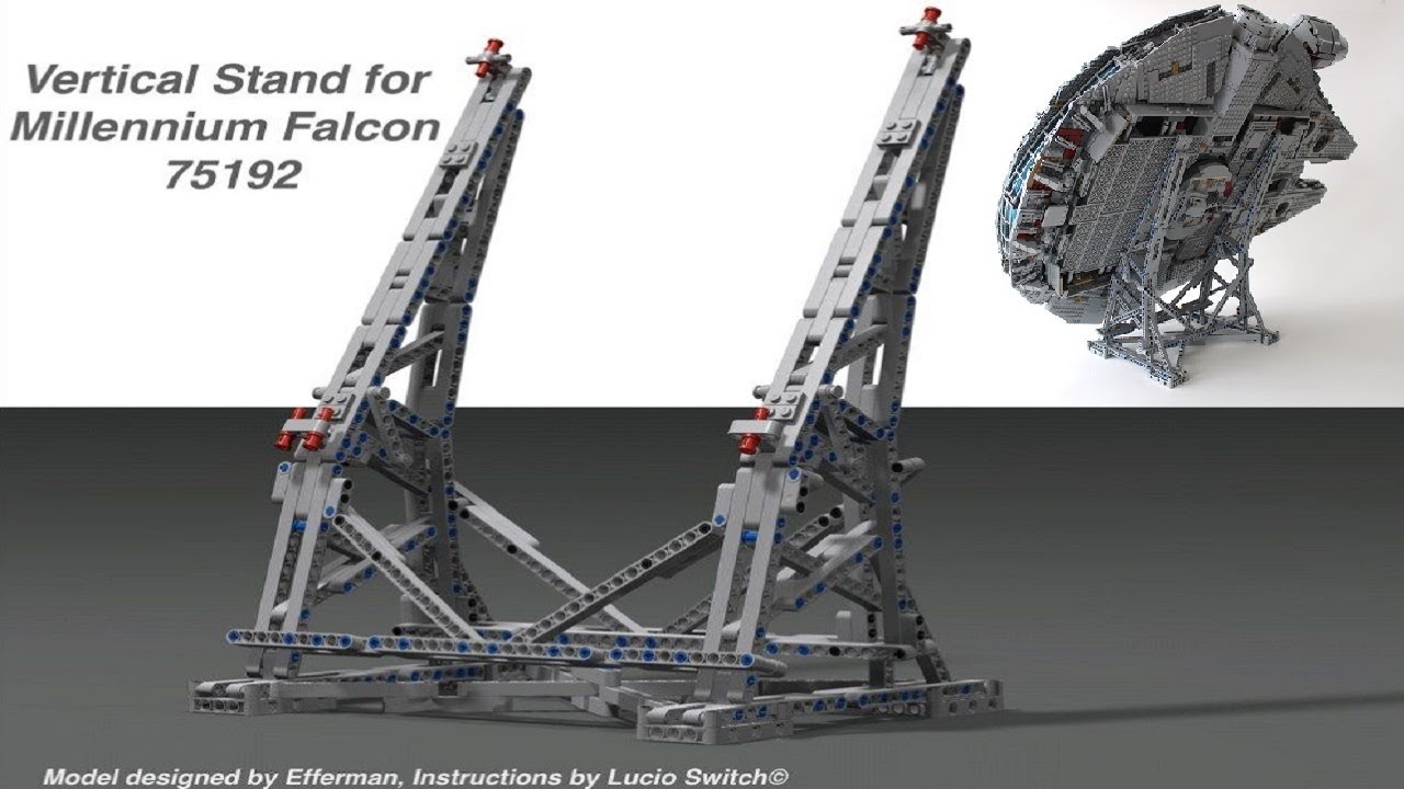 Star Wars Lego Millennium Falcon UCS 75192. The Efferman Stand Build and Mount
